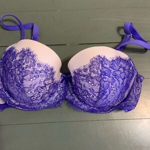 Victoria's Secret Violet Lace Bra 34D